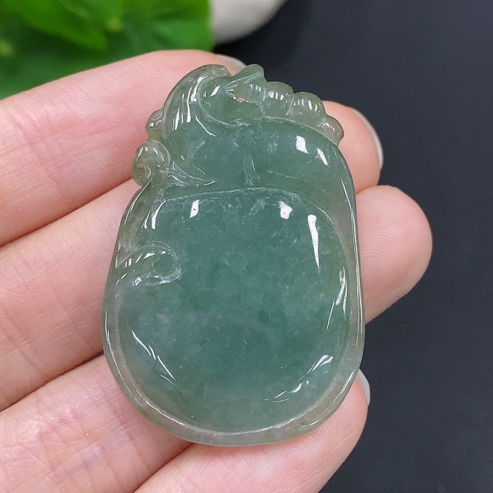 F28272675 Jadeite Pi Xiu Pendant, Total Weight Approx. 13.6g