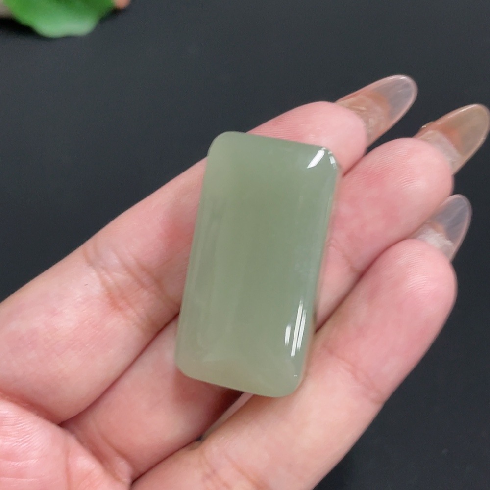 H32767168 Hetian Jade Pendant Plain Pendant Total Weight About 22.1g