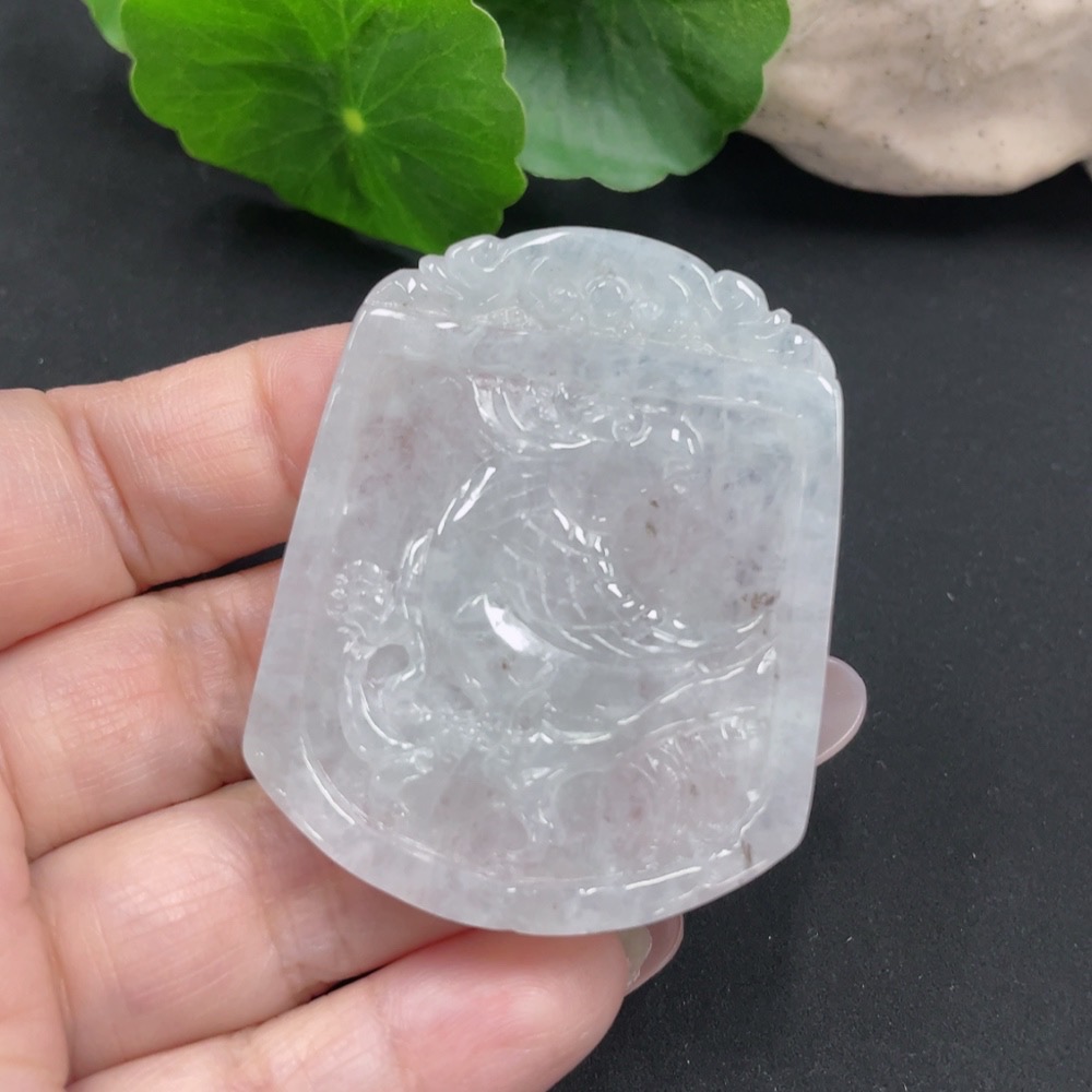 F31675739 Jadeite Heroic and Resourceful Pendant