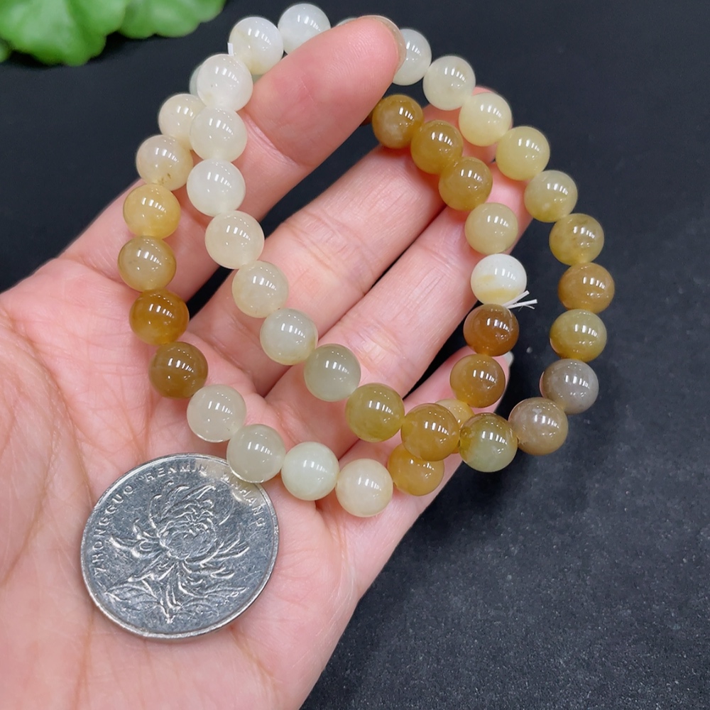 H34036902 Hetian Jade Bracelet, Approx. 7.7/7.6mm, Total Weight Approx. 33.6g