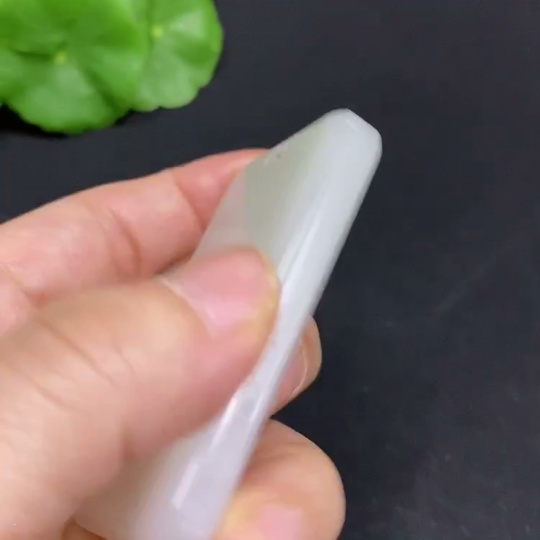 H31641125 Hetian Jade Pendant Orchid Total Weight Approx. 46g