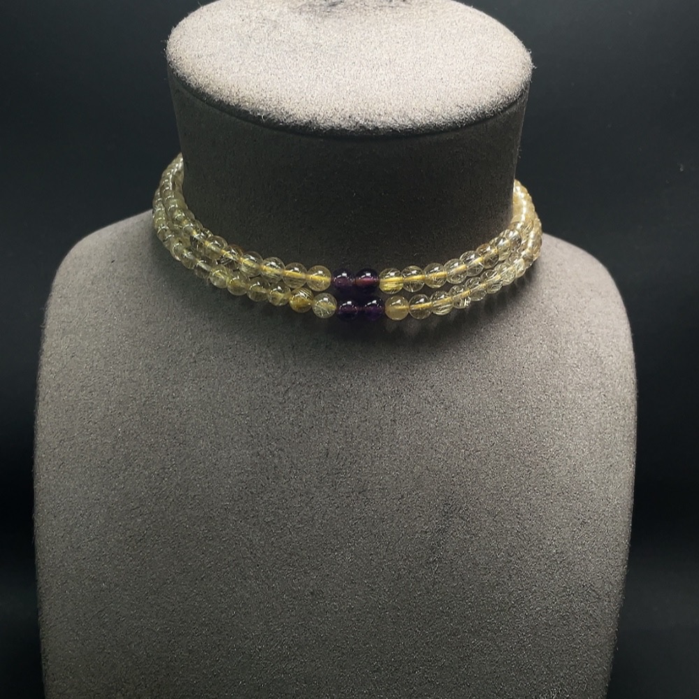 C32762765 Crystal Bead Chain Total Weight Approx. 42.86g Size About 6.2mm