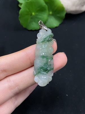 F28279332 Jadeite Pendant Non-Gold Inlaid Total Weight Approx.6.85g