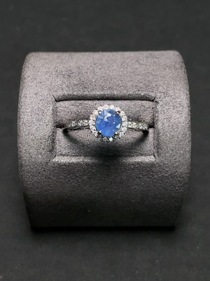 C31680603 Sapphire Ring Non-Gold Adjustable Total Weight Approx.1.6g Stone Size Approx.5.5mm