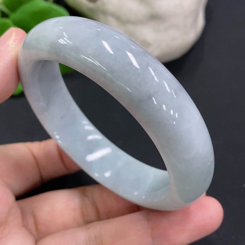 F31595830 Jadeite Regular Bangle Size 54.5 Total Weight Approx.65g