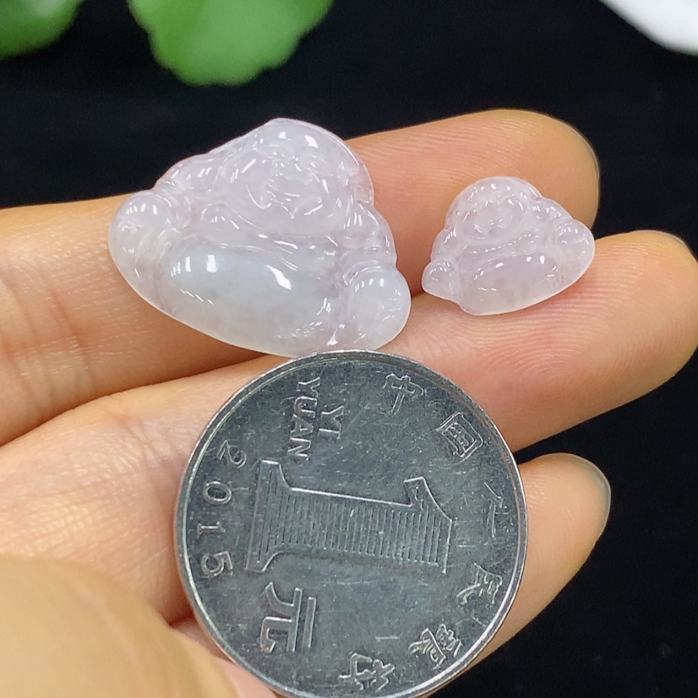 F34024397 Jadeite Inlaid Pieces Sell as a Lot