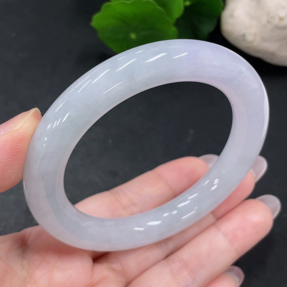 F32709143 Jadeite Round Bangle Total Weight Approx.68.7g Size 57