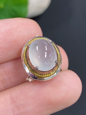 F42967088 翡翠蛋面 非金 货品总重量约4.3克