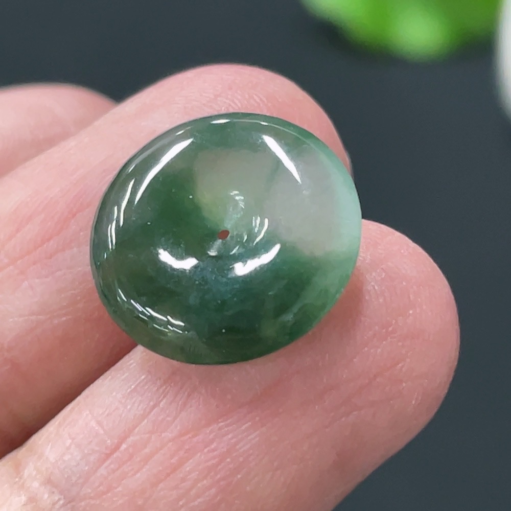 F29431977 Jadeite Safety Buckle Pendant, Total Weight Approx. 1.36g