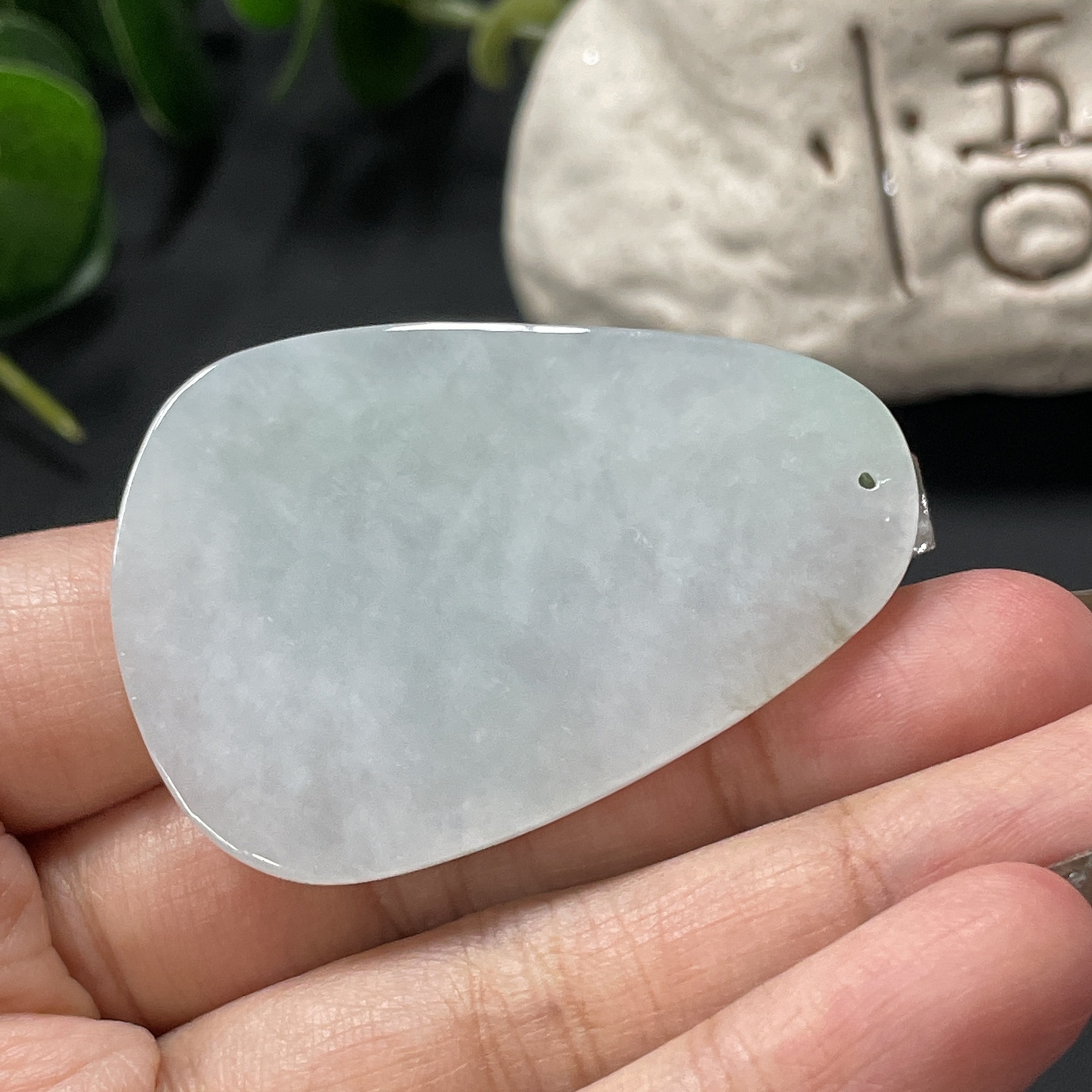 F12294013 Jadeite Samantabhadra Bodhisattva Pendant