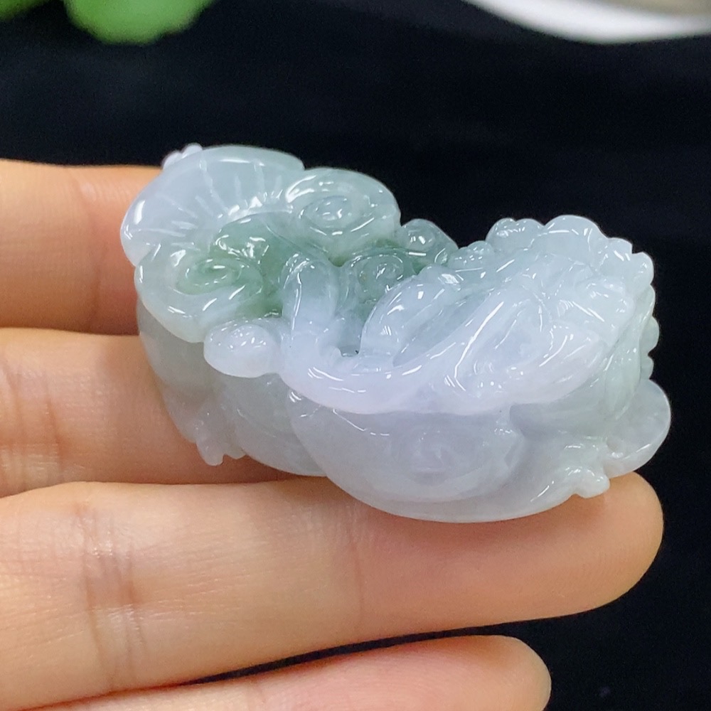 F32790003 Jadeite Pixiu Pendant Total Weight Approx. 36.95g
