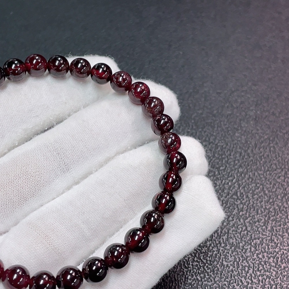C32743662 Garnet Bracelet Total Weight Approx.21.34g Size About 6.8mm