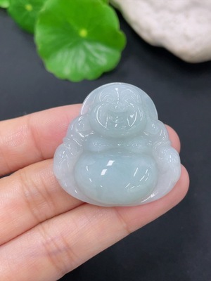 F41905645 翡翠挂件佛公 货品总约重11.64g