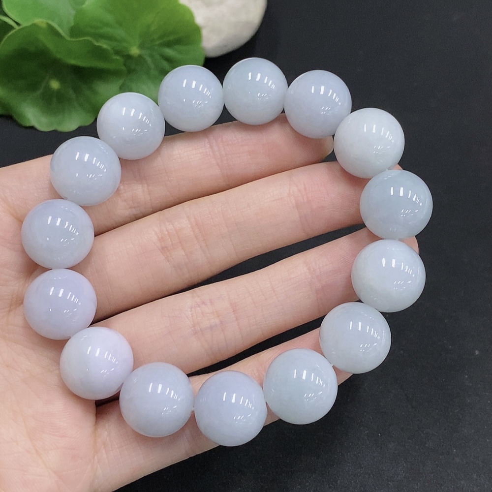 F33906800 Jadeite Bracelet Total Weight Approx. 73.1g Size 14mm