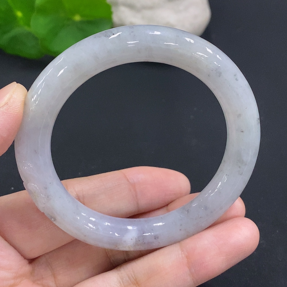 F28247633 Jadeite Round Bangle Size 51.4 Total Weight Approx. 44.2g