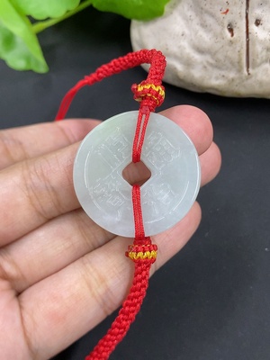 F46597496 翡翠手绳 货品总重约11.65g
