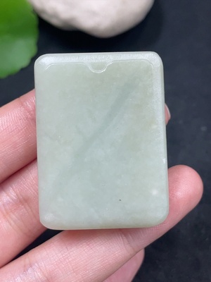 H31581404 Hetian Jade Pendant Plain Pendant Total Weight Approx. 34.3g