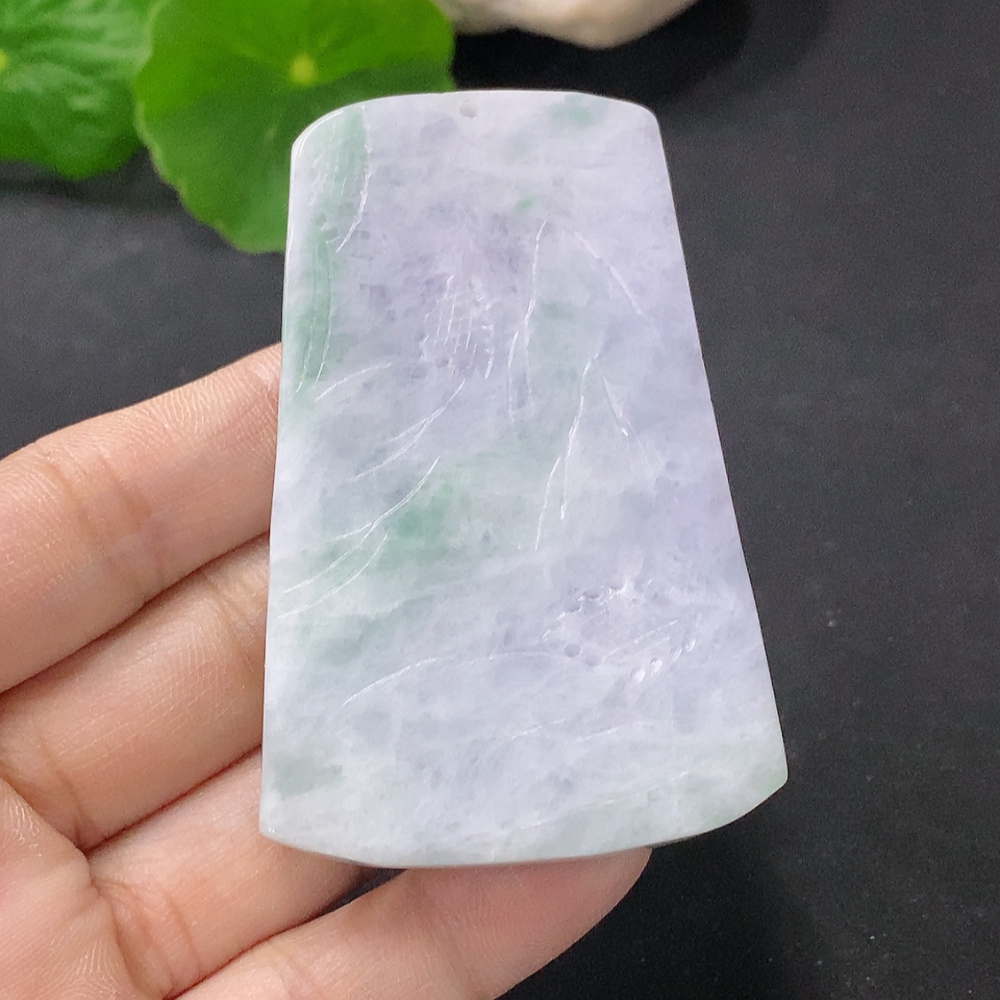F32734292 JadeitePendant Landscape Plaque, Total Weight Approx. 72.5g
