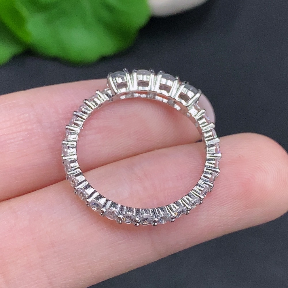 F34962965 Jadeite Inlaid Ring Non-Gold Size 17 Total Weight Approx. 1.8g