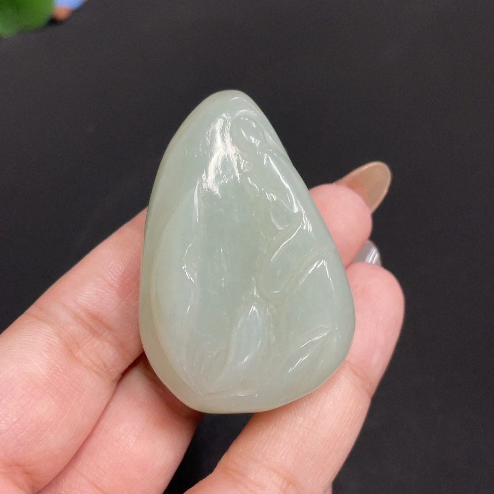 H31658973 Hetian Jade Pendant - Enlightenment, Total Weight Approx. 54.2g