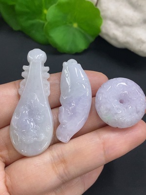 F28191932 JadeitePendant, Peace Buckle, Soulmate, Fish