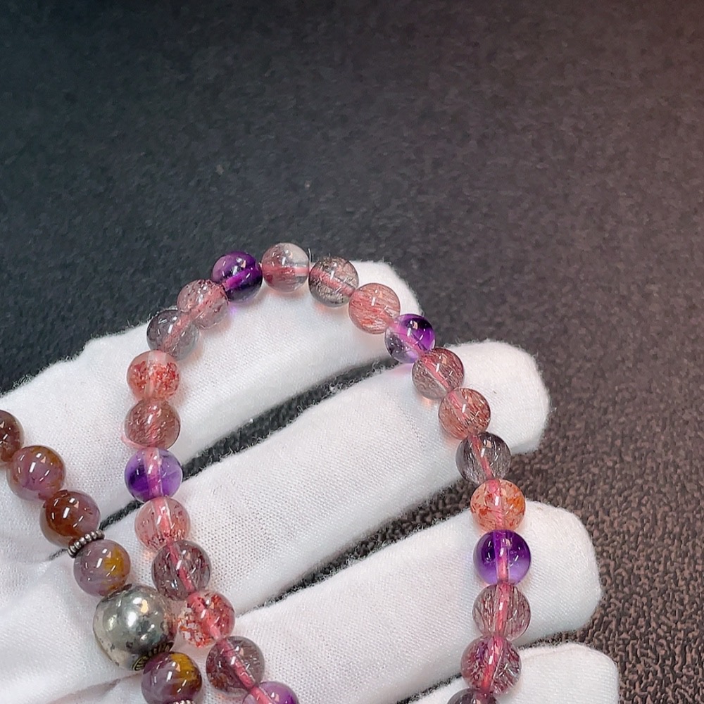 C32785530 Crystal Bracelet Non-Gold Total Weight Approx. 25.8g Sold as a Set