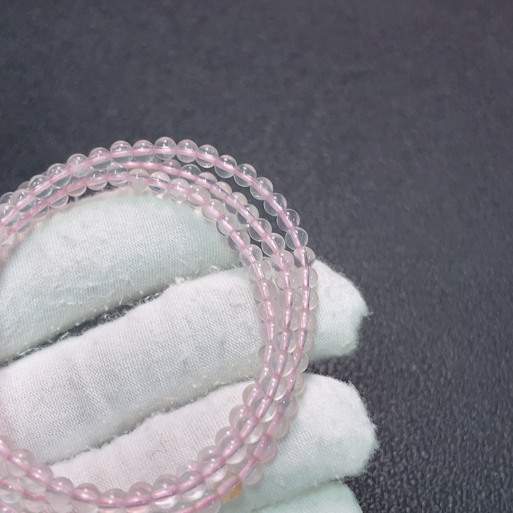 C34990733 Crystal Beaded Bracelet, Total Weight Approx. 11.44g, Size About 3.8mm