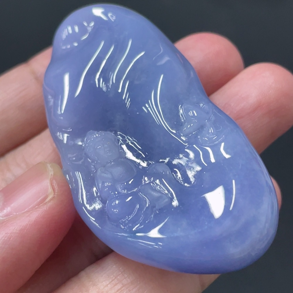 F28271929 Jadeite Guanyin Pendant, Total Weight Approx. 36.7g