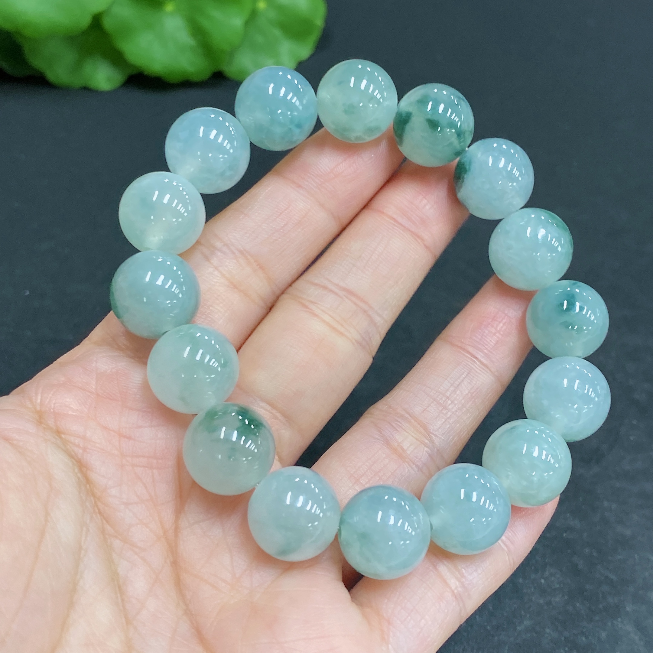 F33939200 Jadeite Bracelet Approx.12mm Total Weight Approx.54g