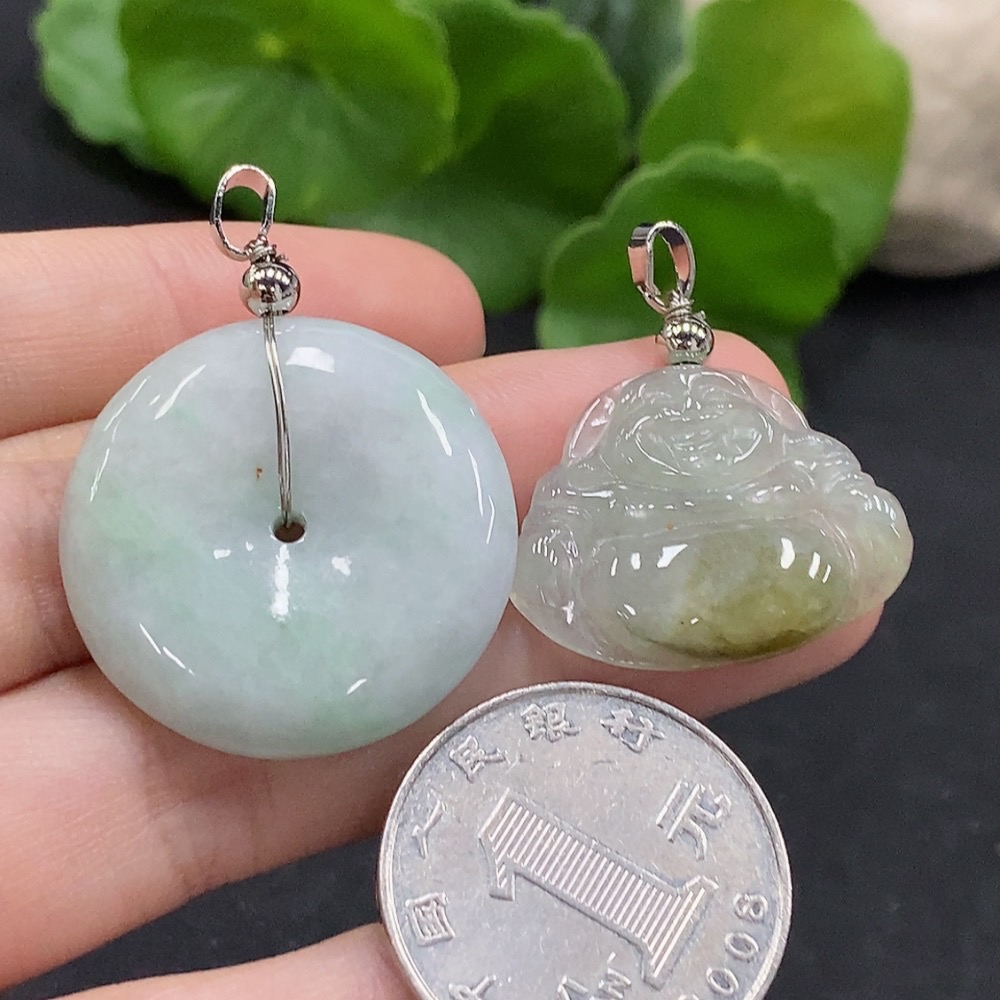 F33946979 Jadeite Pendant Non-Gold Setting
