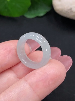 F34012887 Jadeite Peace Ring Total Weight Approx. 2.15g