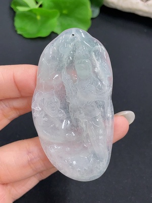 F41950191 翡翠挂件 虚空藏 货品总重约25.26g