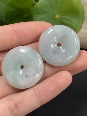 F38519556 Jadeite Pendant Peace Buckle Sell as a Lot