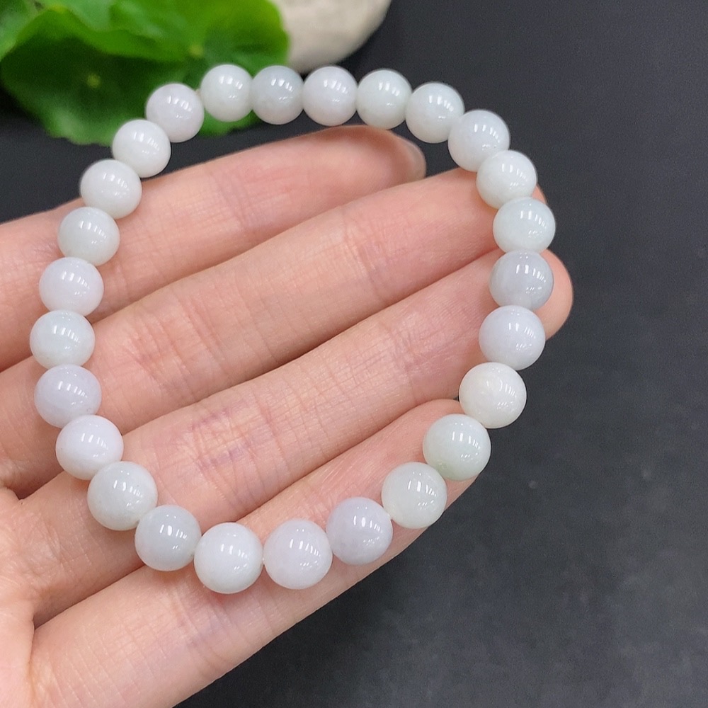 F35078371 Jadeite bracelet, total weight about 17.1g, size about 7.1mm