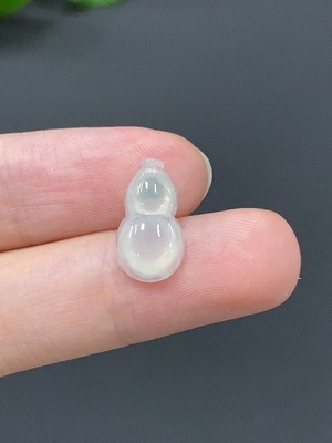 F07430366 Jadeite Gourd Inlay Piece