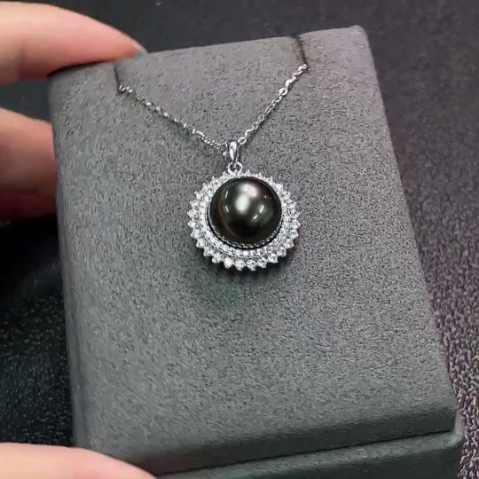 C34038322 Seawater Pearl Necklace Non-Gold Total Weight Approx. 5.03g Size About 11.4mm