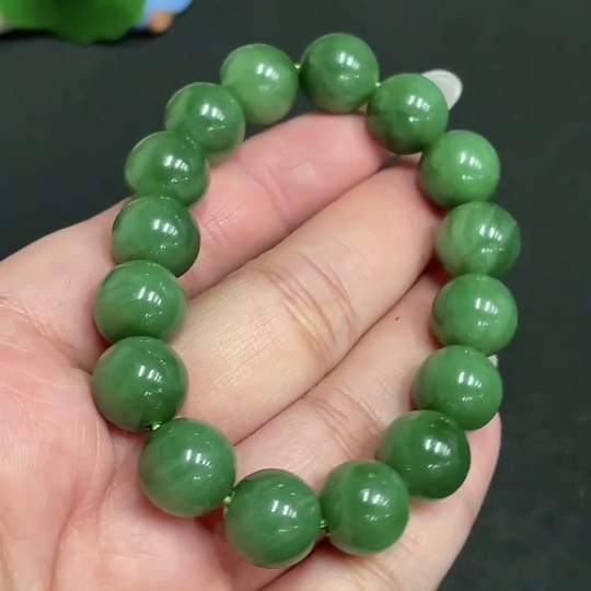 H28272850 Hetian Jade Bracelet, Approx. 11.4mm, Total Weight About 40.3g