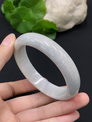 F33926888 Jadeite Round Bangle Size 58.6 Total Weight Approx. 58g