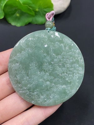 F28296557 JadeiteLandscape Pendant