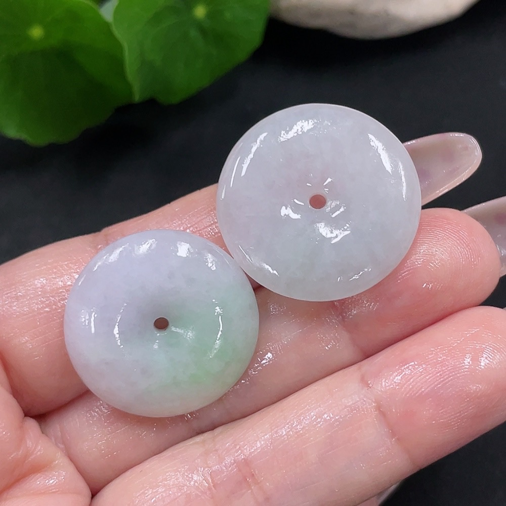 F35082423 Jadeite Rough Pendant Peace Buckle Sell as a Lot