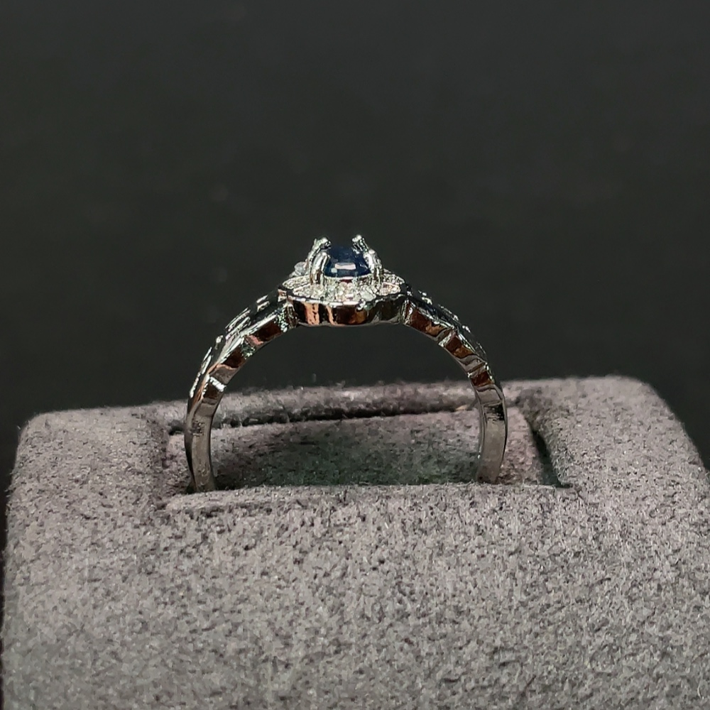 C23576007 Sapphire Ring Total Weight Approx.1.77g Non-Gold Setting