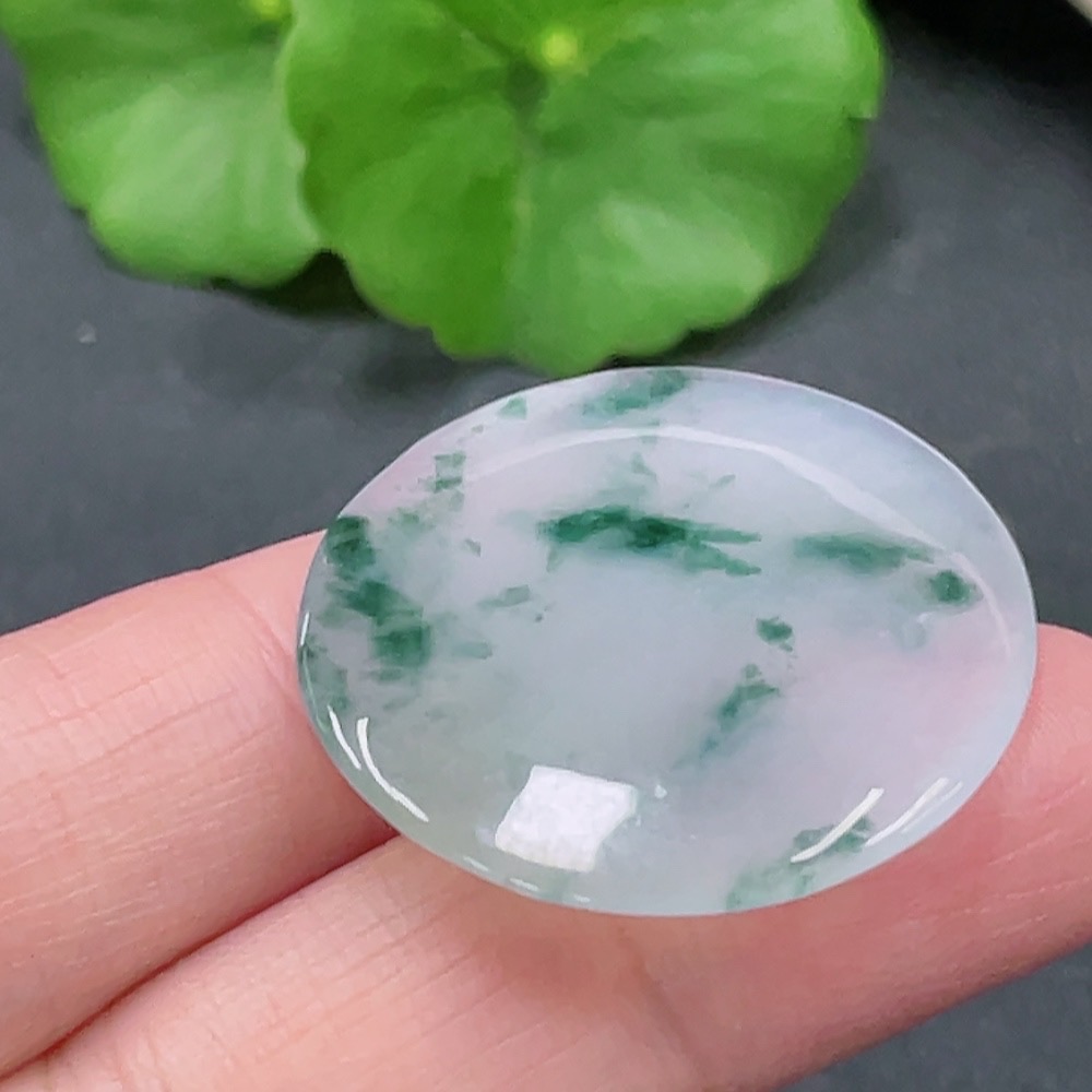 F22455948 Jadeite Inlaid Piece Total Weight 6.720g