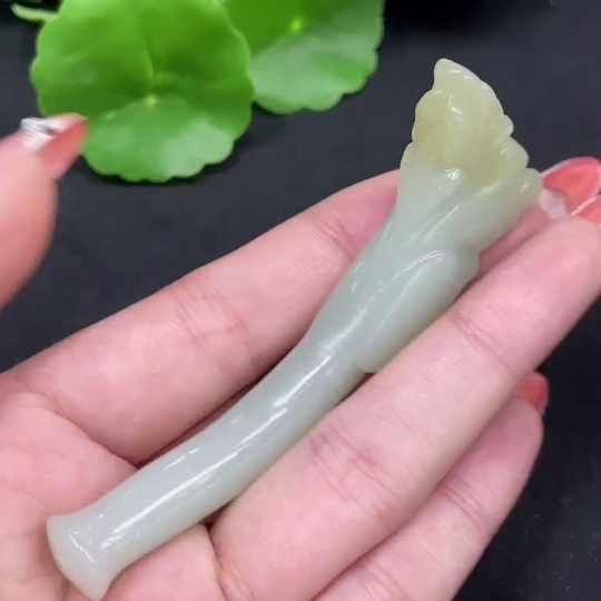 H34062458 Hetian Jade cigarette holder