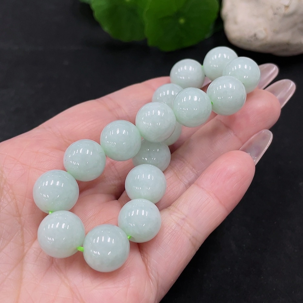 F35082327 Jadeite Bracelet, Approx. 12mm, Total Weight Approx. 47.9g