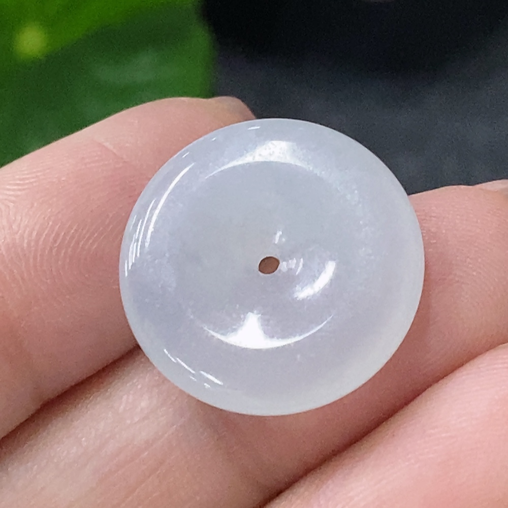 F34997843 Jadeite Pendant Peace Knot Total Weight Approximately 2.65g