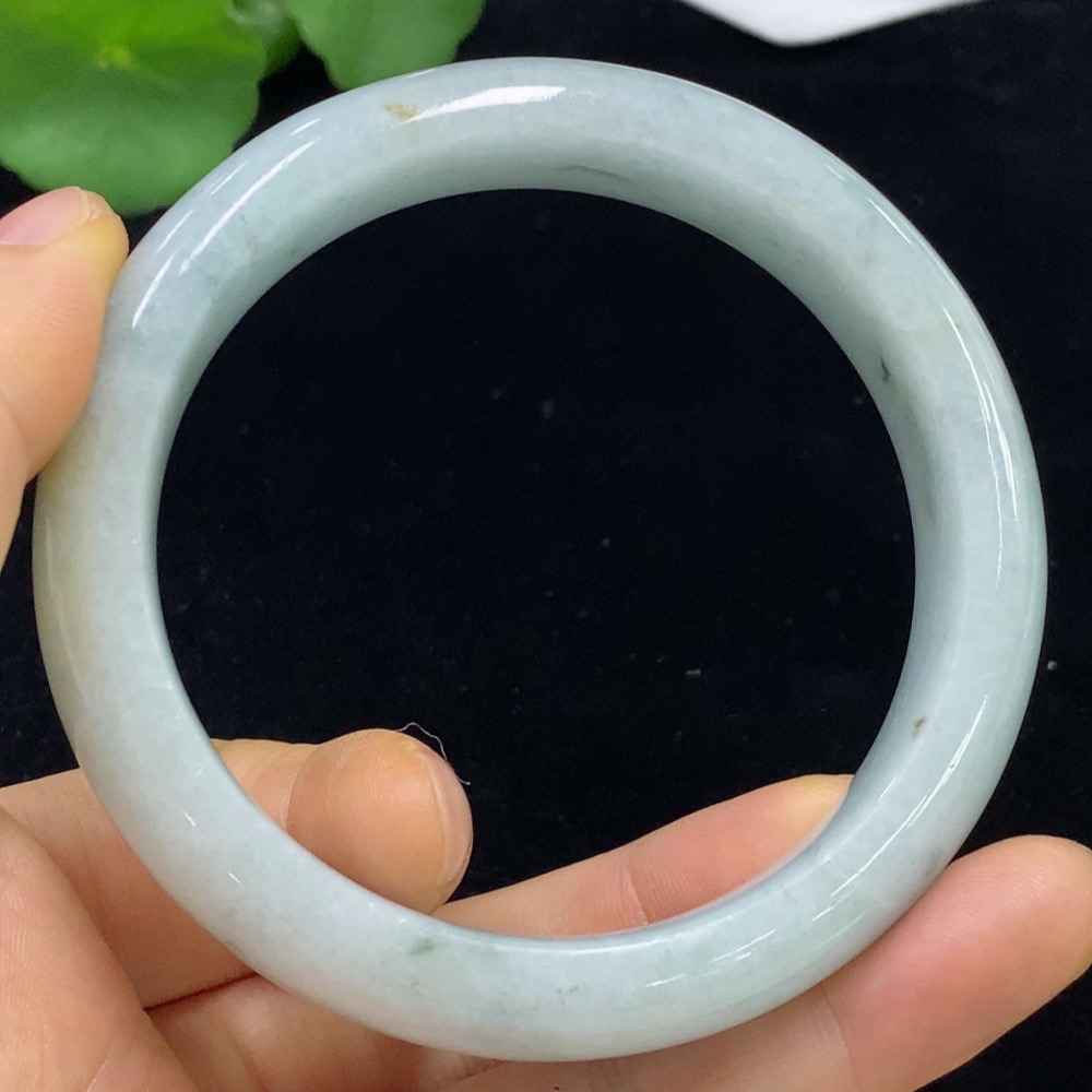 F33928988 Jadeite Round Bangle Size 62.3 Total Weight Approx. 86.32g
