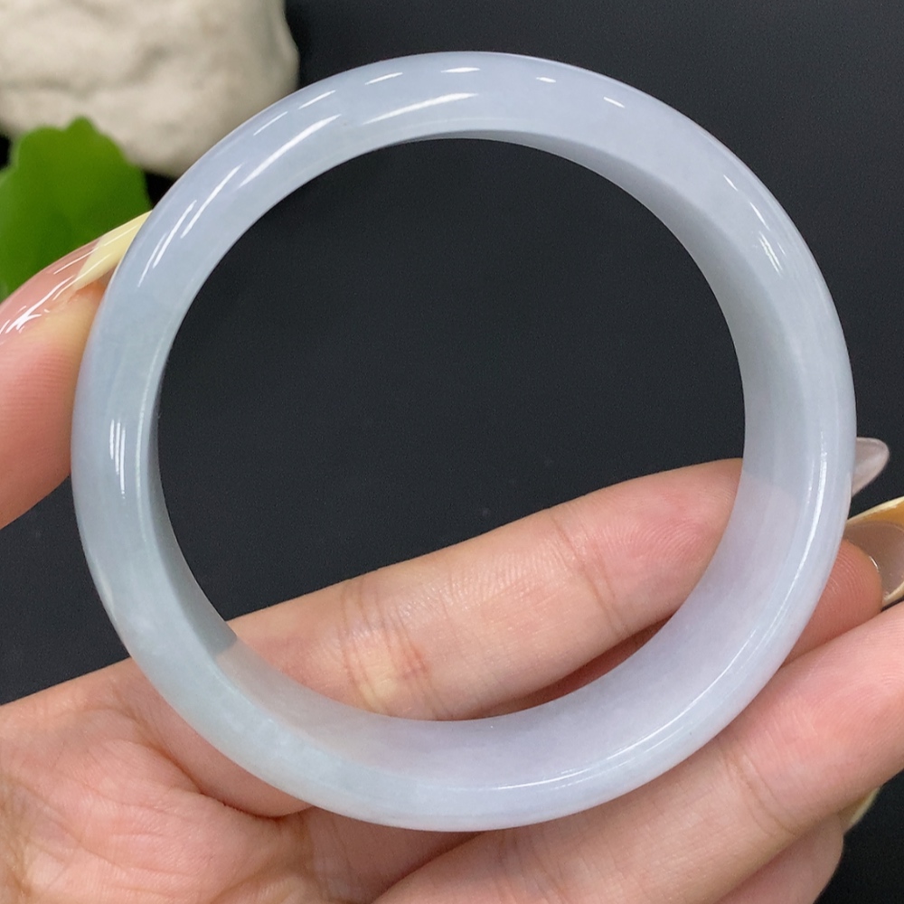 F29416553 Jadeite Round Bangle Size 56.5 Total Weight Approx. 60g