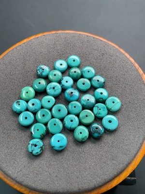 C23617124 Turquoise Pendant Containing Other Mineral Components, Color Origin Undetermined, Total Weight Approximately 22.37g, Sell as a Lot