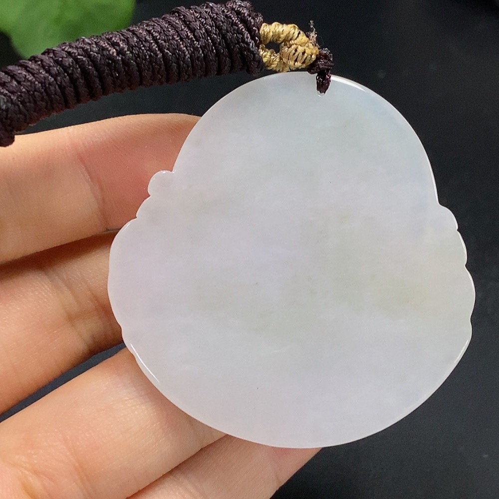 F19183320 Jadeite Yellow Jambhala Pendant Total Weight: 31.002g