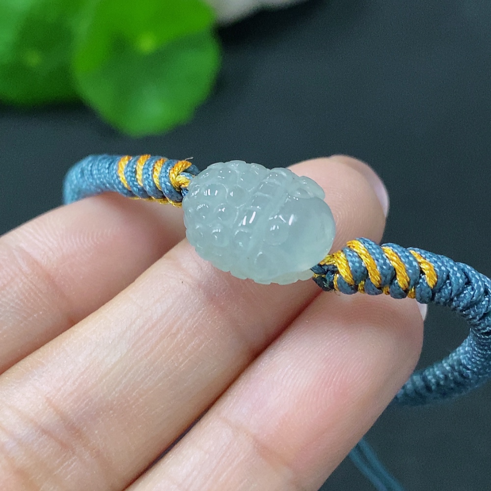 F28199676 Jadeite Hand Bracelet Total Weight Approx. 3.76g